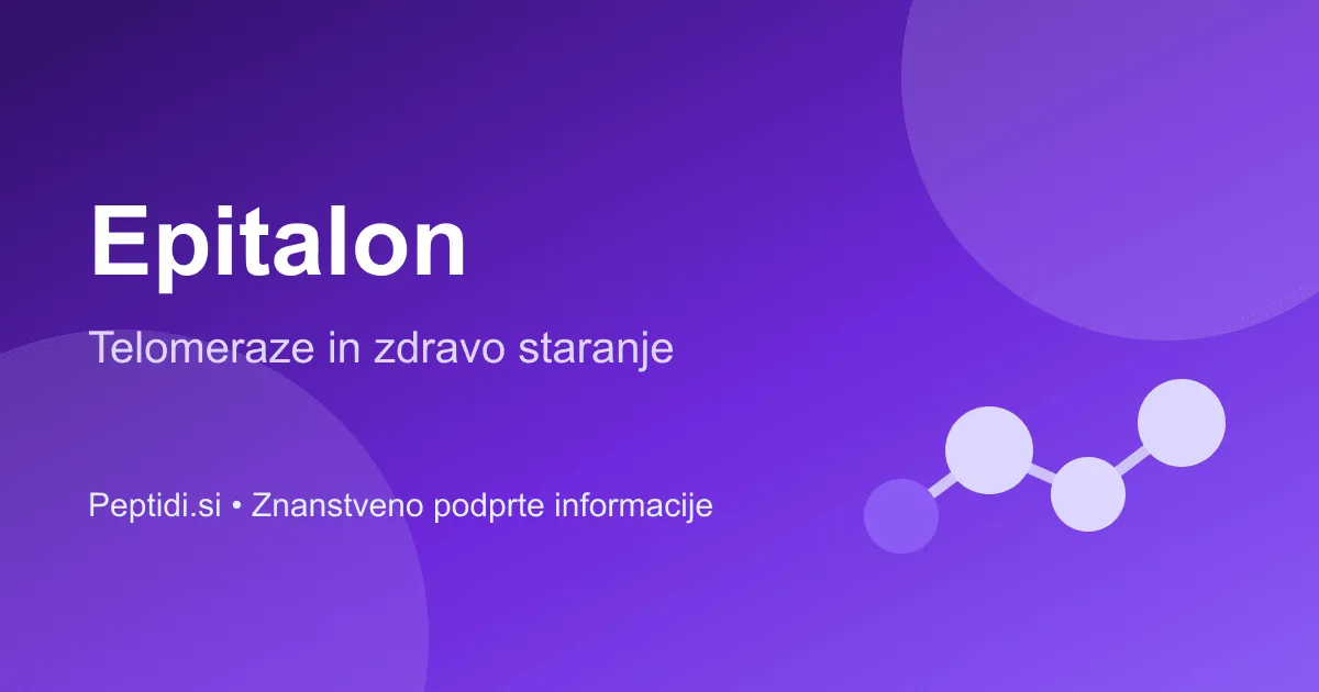 Epitalon in anti-aging: podaljšajte svojo mladost