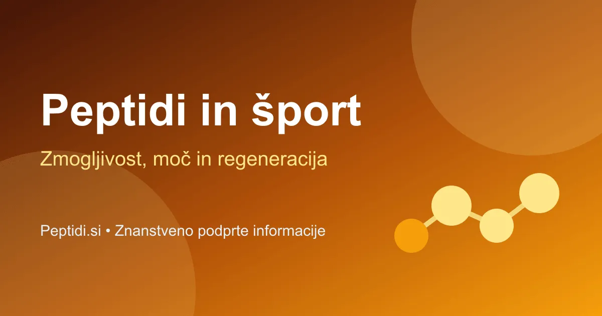 Peptidi in športna zmogljivost: priročnik za atlete
